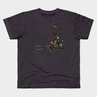 Sad Circus Robots Kids T-Shirt